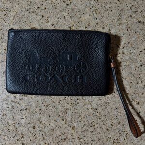 Coach leather wristlet